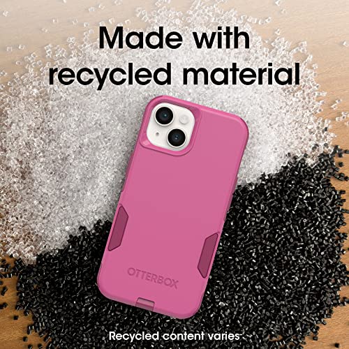OtterBox iPhone 14 & iPhone 13 Commuter Series Case - INTO THE FUCSHIA (Pink), slim & tough, pocket-friendly, with port protection - color: Pink