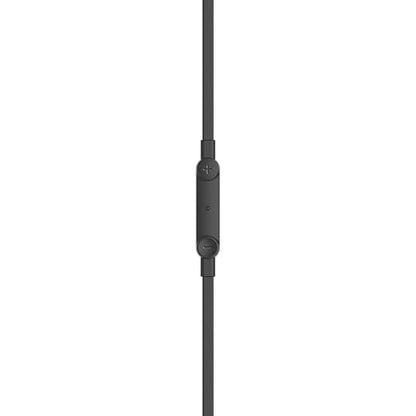 Belkin Wired Earbuds with Lightning Connector, Built-in Mic - color: Black, size: One Size, style: LTG