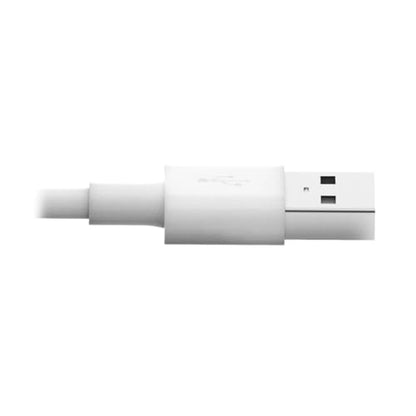 TRIPP LITE USB-A to Lightning Charging & Data Cable, MFi Certified for Apple iPhone, iPad & iPod - White, 3 Feet / 1 Meter, 2-Year Warranty (M100-003-WH) - color: White, size: 3 ft.