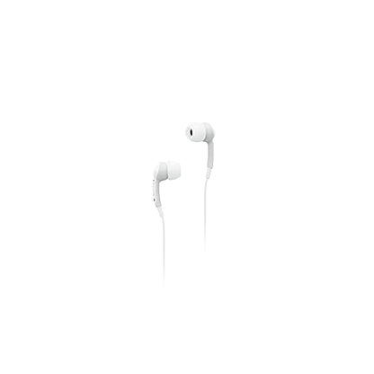 Lenovo 100 in-Ear Headphone, Wired, Microphone, Noise Isolating, 3 Ear Cup Sizes, Windows, Mac, Android, GXD0S50938, White - color: White, style: AUX