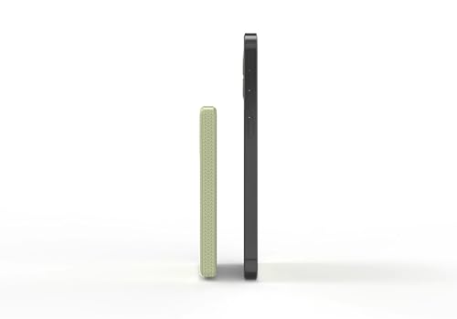 Magcharge 5000mAh Magnetic Wireless Power Bank – MagSafe Compatible Portable Charger with Kickstand & Dual USB-C Ports – Slim Fast Charging Battery Pack for iPhone & Samsung Galaxy - Daisy