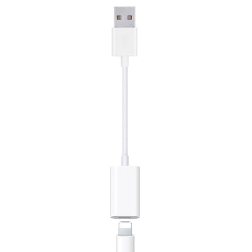 Fidioto USB Male to Lightning Female Audio Adapter Cable Type A to Lightning Dongle Converter Support Volume Control Mic Compatible with MacBook Computer PC Headphone,Earphones, Earbuds, and More - style: 1 Pack