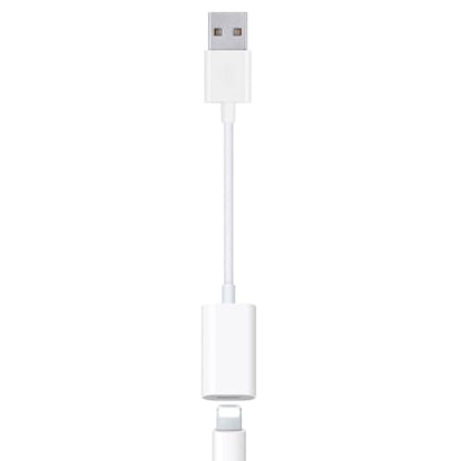 Fidioto USB Male to Lightning Female Audio Adapter Cable Type A to Lightning Dongle Converter Support Volume Control Mic Compatible with MacBook Computer PC Headphone,Earphones, Earbuds, and More - style: 1 Pack