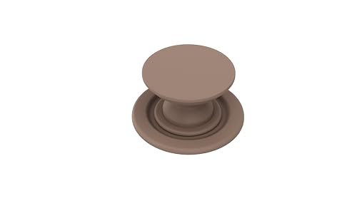GolbinBox Magnetic Phone Grip & Stand[Compatible with Magsafe], Pop-up, Expandable, Easily Removable, Reusable Round Phone Kickstand for iPhone 16/15/14/13/12, Soft Silicone Holder (Brown) - color: Brown