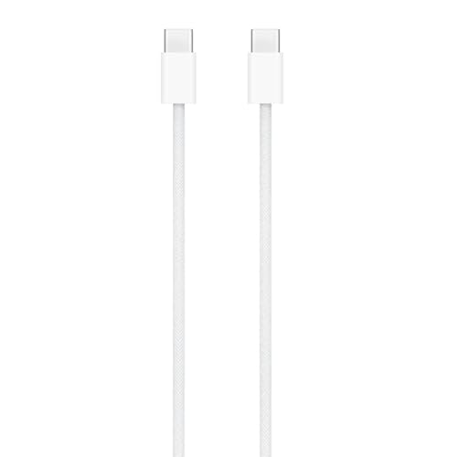 Apple 60W USB-C to USB-C Woven Charge Cable (1 m): Fast and Convenient Charging - size: 1m