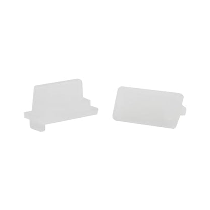 Jiozermi Transparent Silicone USB A Female Anti Dust Plug, 20 Pcs - color: Transparent