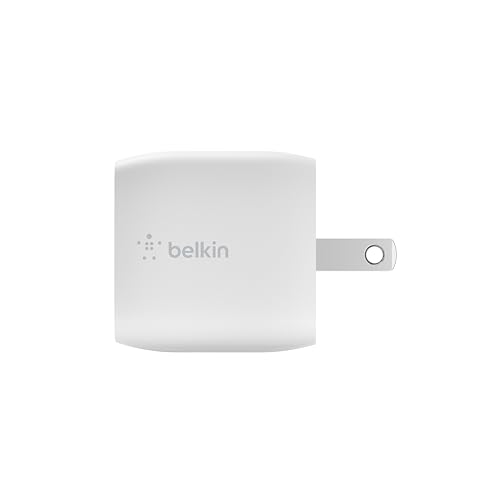 Belkin 30W GaN USB C Charger Block, Fast Charging for Travel - size: Single Port (30W) GaN