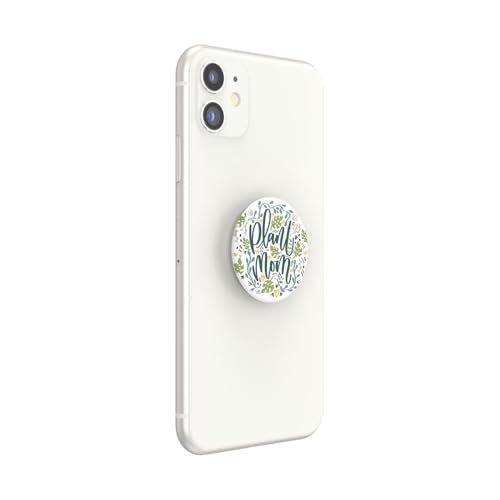 PopSockets Adhesive Phone Grip, Holder, Phone Stand, Cute - Plant Mom - color: Plant Mom, style: Adhesive