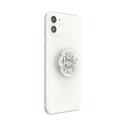 PopSockets Adhesive Phone Grip, Holder, Phone Stand, Cute - Plant Mom - color: Plant Mom, style: Adhesive