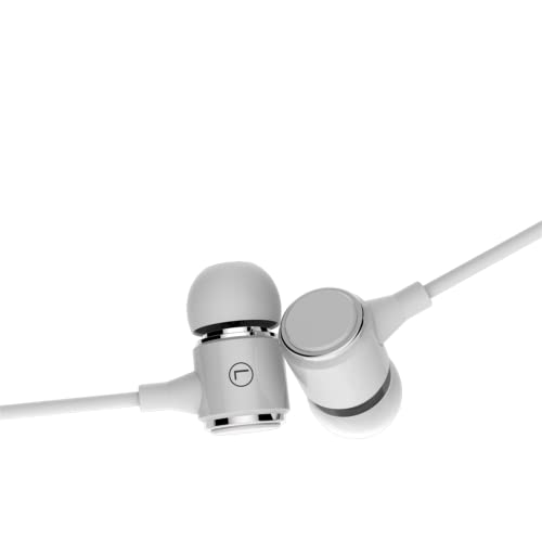 Long Cord Wired Earbuds Without Mic for TV Watching - size: 5FT White with Microphone