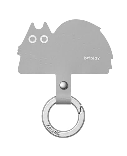 bitplay Stylish Phone Tab, Phone Strap Replacement Part for Cell Phone, Safety Lanyard Patch - color: Fluffii Kitty