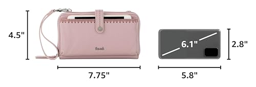 The Sak Iris Smartphone Crossbody Purse - Small Women's Cellphone Bag & Wallet For Everyday- Convertible Wristlet With Zipper | Fits Most Smartphones, Card Slots & Zip Pocket, Detachable Wristlet & Crossbody Straps, Hands-Free for Travel & Errands - color