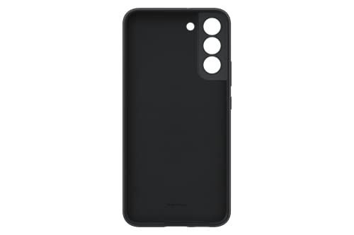 Samsung Electronics Galaxy S22+ Silicone Cover, Protective Phone Case, Soft, Sleek Protection, Slim Design, Matte Finish, US Version, Black, (EF-PS906TBEGUS)