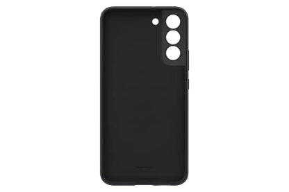 Samsung Electronics Galaxy S22+ Silicone Cover, Protective Phone Case, Soft, Sleek Protection, Slim Design, Matte Finish, US Version, Black, (EF-PS906TBEGUS)
