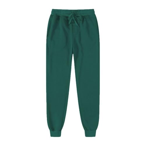 Women Sweatpants Solid Oversized Jogger Style Elastic Drawstring Waist Deep Pocket Soft Stretch Loose Fit Casual Sport Pants - color: Green, size: X-Large