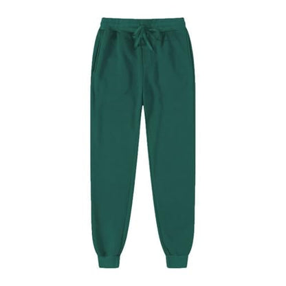 Women Sweatpants Solid Oversized Jogger Style Elastic Drawstring Waist Deep Pocket Soft Stretch Loose Fit Casual Sport Pants - color: Green, size: X-Large