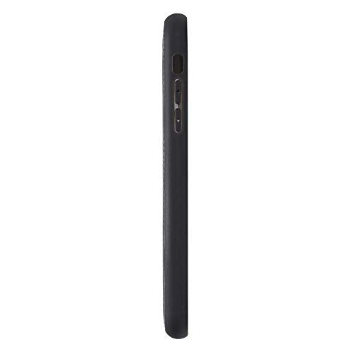 Venito Lucca Leather Case Compatible with iPhone 11 Pro Max (6,5inch) – Extra Secure with Padded Back Cover - Rustic Black - color: Rustic Black, size: iPhone 11 Pro Max
