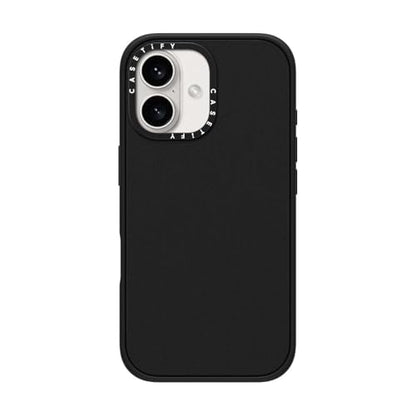 CASETiFY for iPhone 16 Case - Impact Matte Black | Slim Fit | 8.2 ft. 4X Military Grade Drop Protection | Matte Black