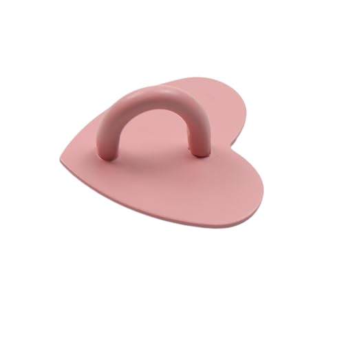 12Pcs Phone Charm Hook Adhesive (Pink, Heart Shaped) - color: Pink