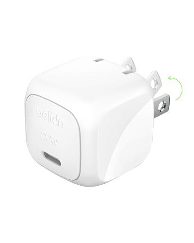 Belkin 20W Compact USB C Charger Block, Fast Charging for Travel - style: 20W