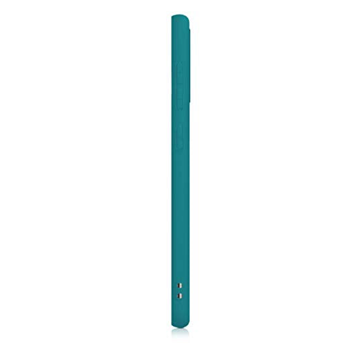 kwmobile Case Compatible with Samsung Galaxy A30s Case - Soft Slim Protective TPU Silicone Cover - Teal Matte - color: teal matte
