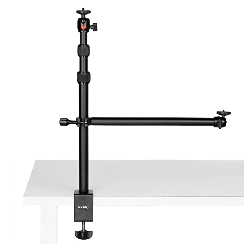 SMALLRIG Camera Desk Mount Table Stand, 13"-35.4" Adjustable Light Stand - style: Clamp 3992