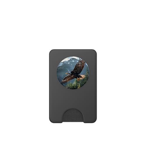 Bald Eagle Lover PopSockets PopWallet for MagSafe - style: Magnetic PopWallet