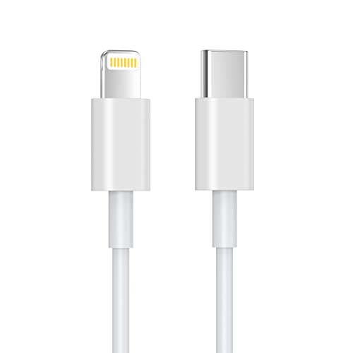 USB C to Lightning Cable 1M Apple MFi Certified iPhone Fast Charger Cable - color: White