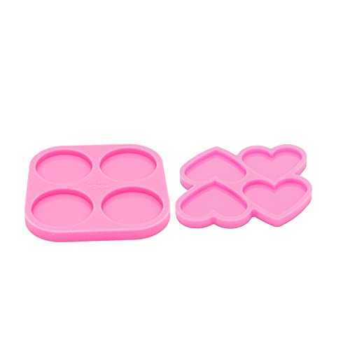 Super Glossy Resin Mold Phone Grip Epoxy Molds, Silicone Molds for Badge Reel DIY Telephone Stands Design (YMDY0533+DY1125) - color: YMDY0533+DY1125
