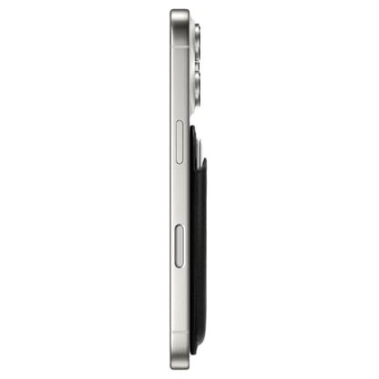 CASETiFY Snappy BioVeg Tumbled Wallet [Compatible with Magsafe] - Black - color: Black