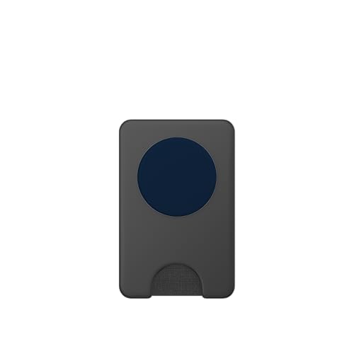 Navy Dark Blue PopSockets PopWallet for MagSafe - style: Magnetic PopWallet