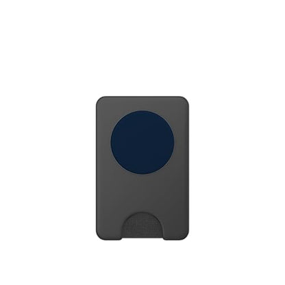 Navy Dark Blue PopSockets PopWallet for MagSafe - style: Magnetic PopWallet