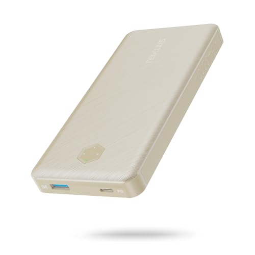 Portable Charger, Slim 10000mAh PD 22.5W Power Bank, USB C in&out Fast Charging Battery Pack, External Phone Powerbank Compatible with iPhone 16 15 14 13 12 Samsung S22 S21 Google iPad etcQianka