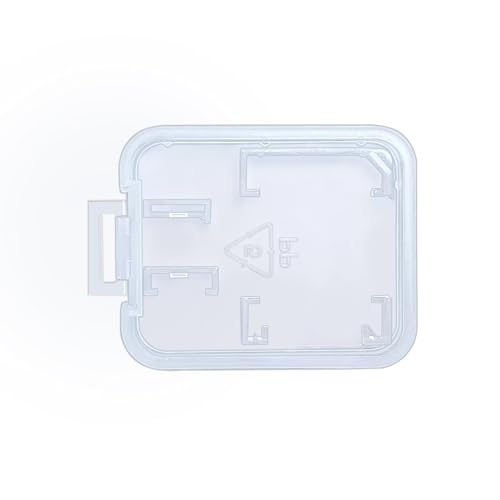 eTECH Collection 20 Pack of Clear Plastic SD/SDHC/SDXC/MicroSD/MicroSDHC/MicroSDXC Memory Card Case Holder for SanDisk/Kingston/Transcend/Samsung (Case Only, Memory Card Not Included)
