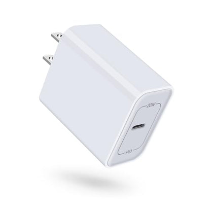 USB C Fast Charger, 20W USB C Power Adapter Fast Charging Block Cube Head - color: White1