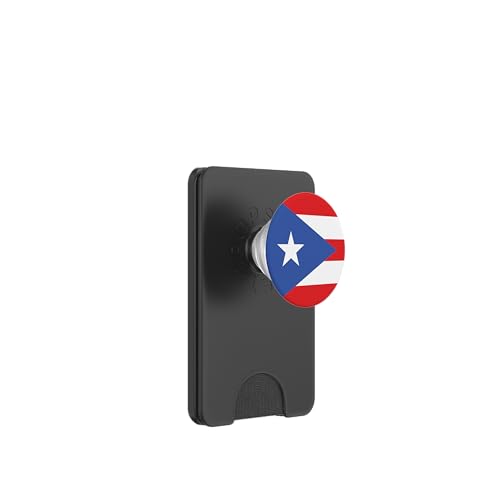 Puerto Rico Flag PopSockets PopWallet for MagSafe - style: Magnetic PopWallet