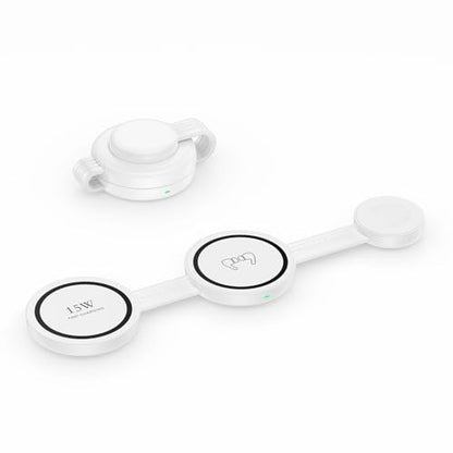 Foldable 3 in 1 Wireless Charging Station, Travel Charger Pad for Samsung