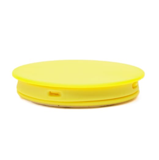 Phone Grip and Stand, Universal Expandable Phone Holder for Smartphones (Yellow) - color: yellow