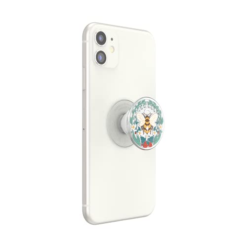 PopSockets Adhesive Phone Grip, Holder- Bee Boho - color: Bee Boho Plant, style: Adhesive