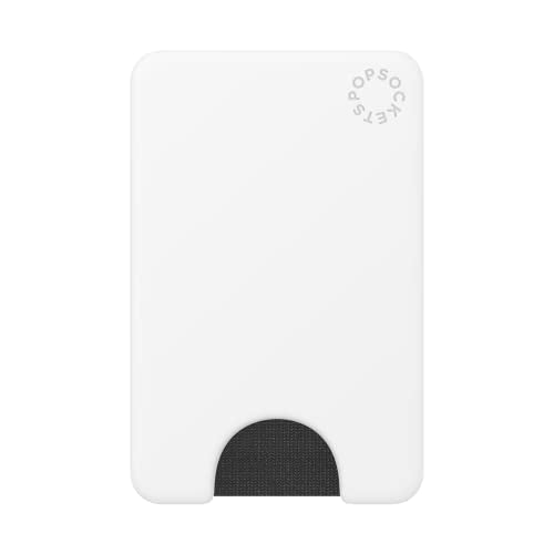 PopSockets Phone Wallet for MagSafe with Grip- White - color: White, style: MagSafe