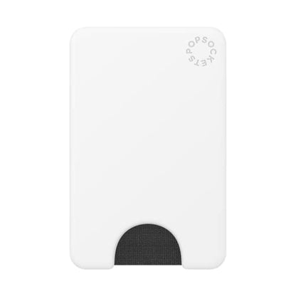 PopSockets Phone Wallet for MagSafe with Grip- White - color: White, style: MagSafe