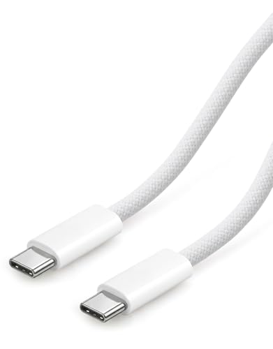 240w USB C Charging Cable 10 ft White for iPhone 15/16/17 Pro Max, Samsung - size: 10ft