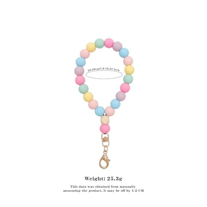 Bloomish Silicone Phone Wrist Strap with Cute Bear Charm - Anti-Loss Hand Strap Lanyard for iPhone & Android - Soft, Durable & Stylish Mobile Phone Accessory - color: Colorful