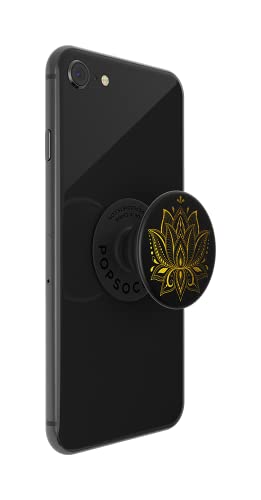 PopSockets Adhesive Phone Grip, Holder- Golden Prana Black - color: Black Prana, style: Adhesive