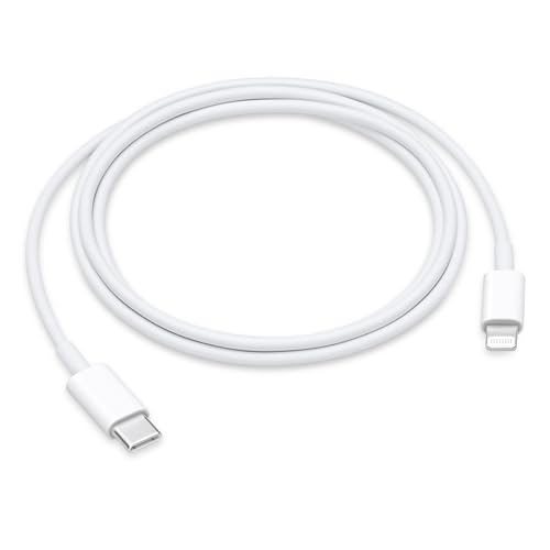 Apple USB-C to Lightning Cable (1 m): Fast and Convenient Charging, Lightning to USB-C or Thunderbolt 3 - size: 1m
