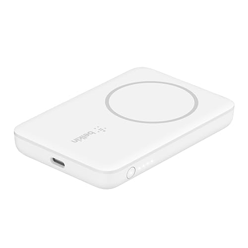 Belkin 7.5W Magnetic Wireless Power Bank, MagSafe Charger for iPhone