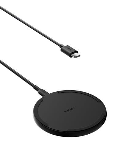 Belkin 15W Wireless Charging Pad with 5ft Cable, Qi Charger for iPhone 17 - style: 15W 1-pack (NEW Version)