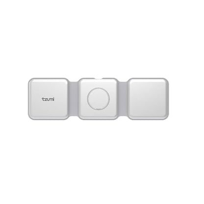 Tzumi 3-in-1 Wireless Charge Station, Universal Device Docking Hub, for Phone, Earphones, Watch - Fast Charging Capability - ChargePad