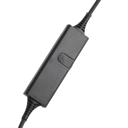 SUNGOOYUE Single Ear Headset, Comfortable Lightweight Noise Canceling Wired Headset with Mic for Call Center (Single 3.5mm Interface) - size: Single 3.5mm Interface