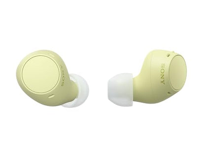 Sony WF-C510 Truly Wireless Bluetooth Earbud Headphones, Butter Yellow - color: Yellow